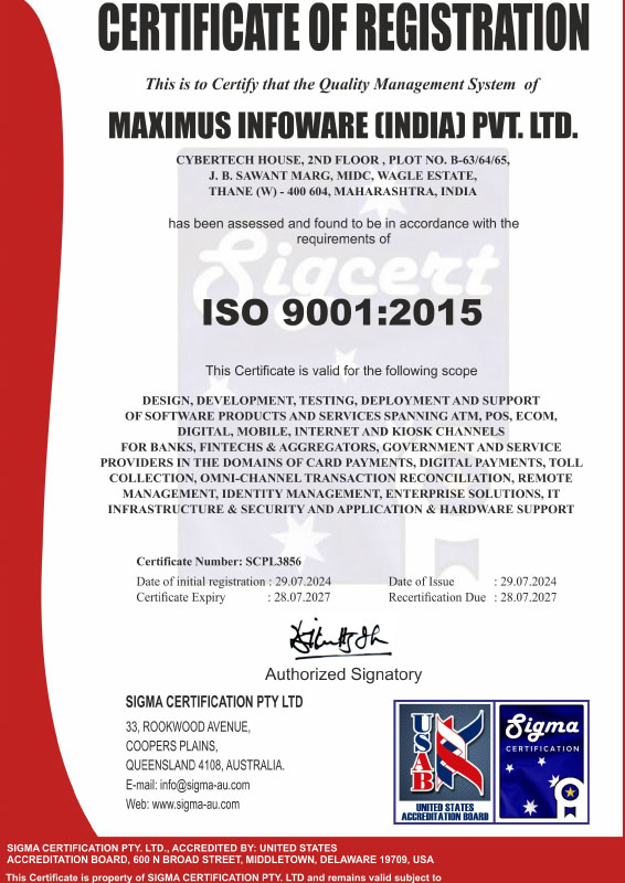 maximus infoware cmmi