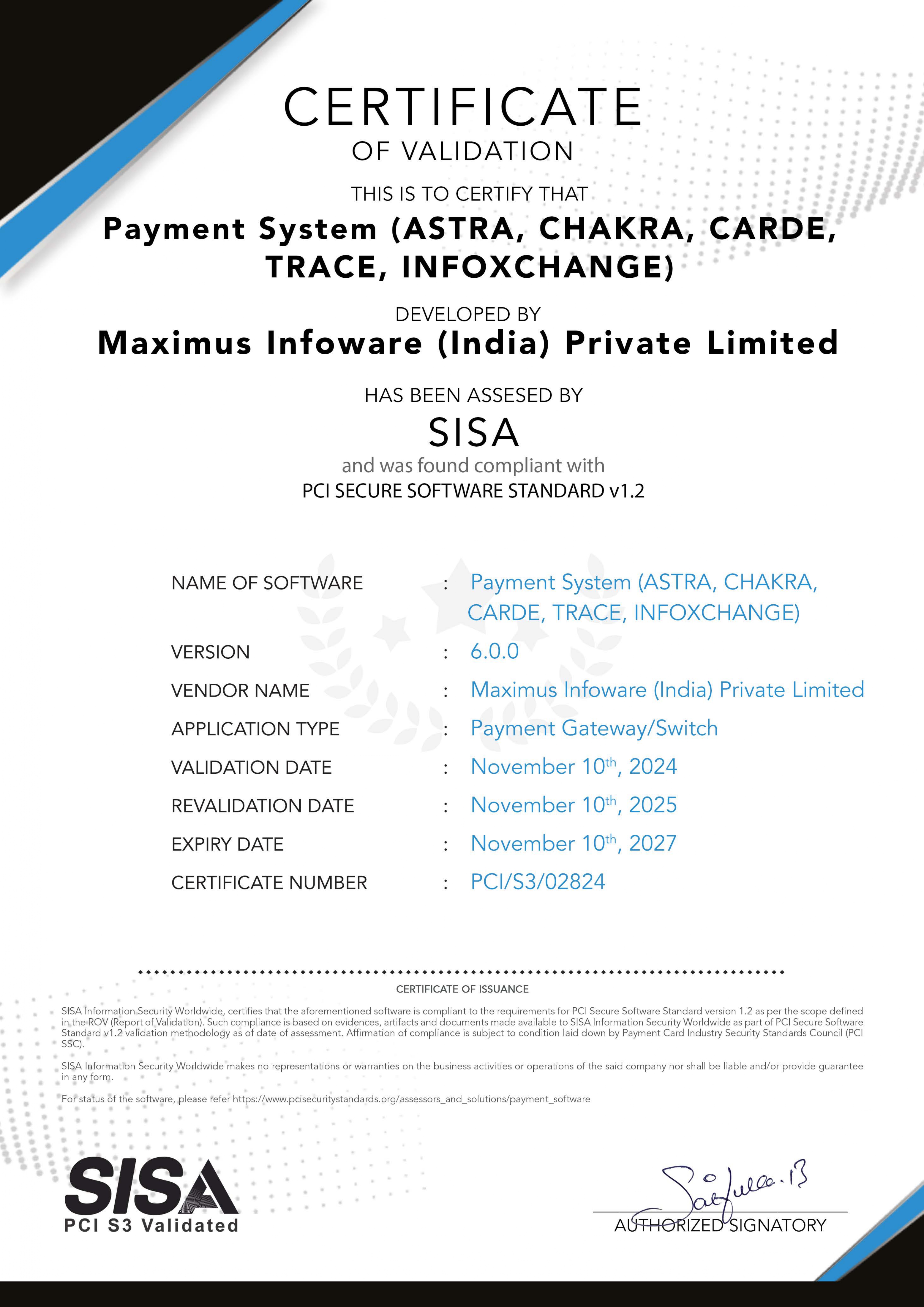 maximus infoware cmmi